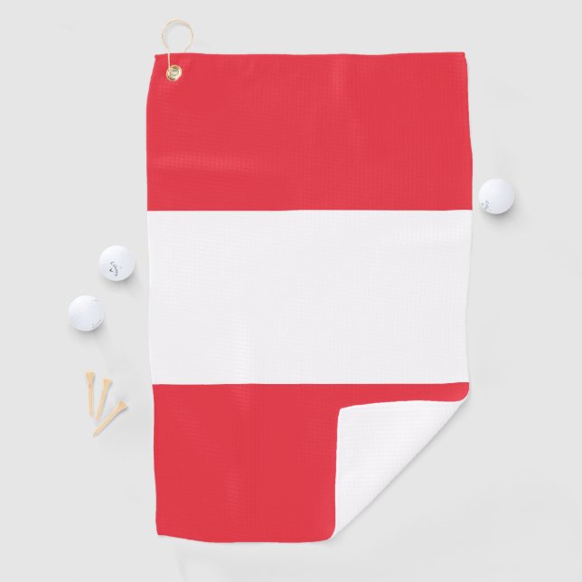 Serviette De Golf Drapeau de l'Autriche (En situation)