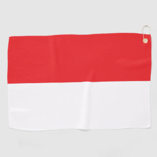 Serviette De Golf Drapeau de l'Indonésie