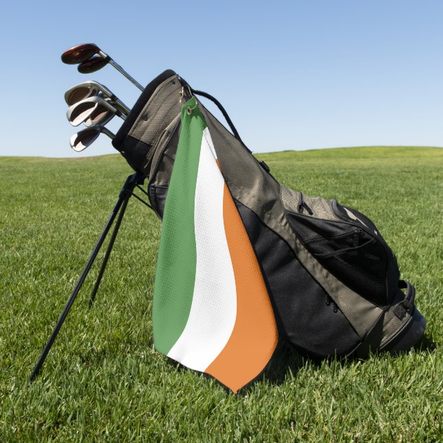 Serviette De Golf drapeau de l'Irlande (Vert)