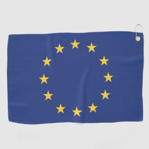 Serviette De Golf Drapeau de l'Union européenne