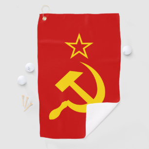 Serviette De Golf Drapeau de l'URSS - Drapeau de l'Union soviétique