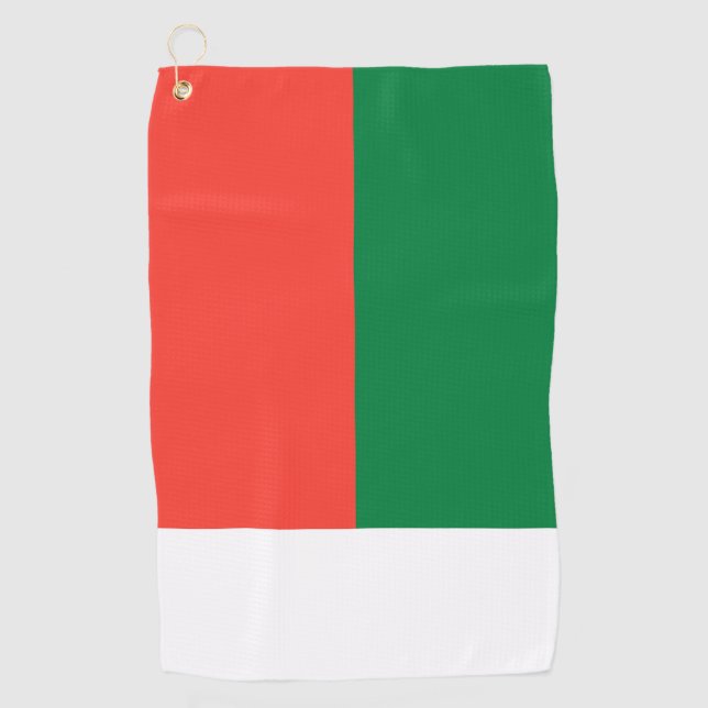 Serviette De Golf Drapeau de Madagascar (Devant)