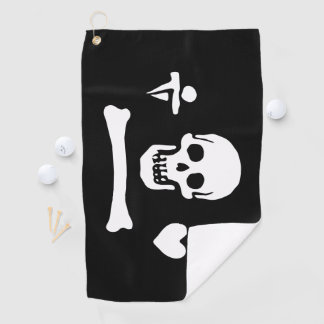 Serviette De Golf Drapeau de pirate de Stede Bonnet Jolly Roger