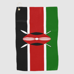 Serviette De Golf Drapeau de ya Kenya du Kenya Bendera