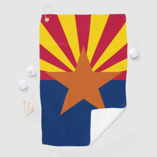 Serviette De Golf Drapeau d'État de l'Arizona
