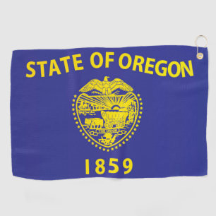 Serviette De Golf Drapeau d'État de l'Oregon, États-Unis