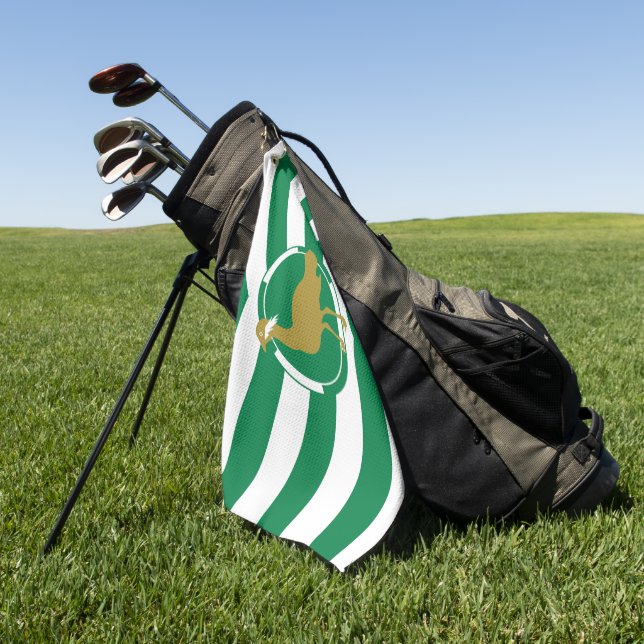 Serviette De Golf Drapeau du comté de Wiltshire (Vert)