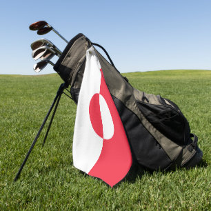 Serviette De Golf Drapeau du Groenland