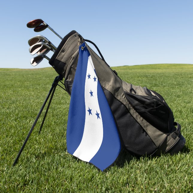 Serviette De Golf Drapeau du Honduras (Vert)