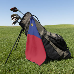 Serviette De Golf Drapeau du Liechtenstein