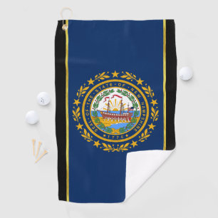 Serviette De Golf Drapeau du New Hampshire