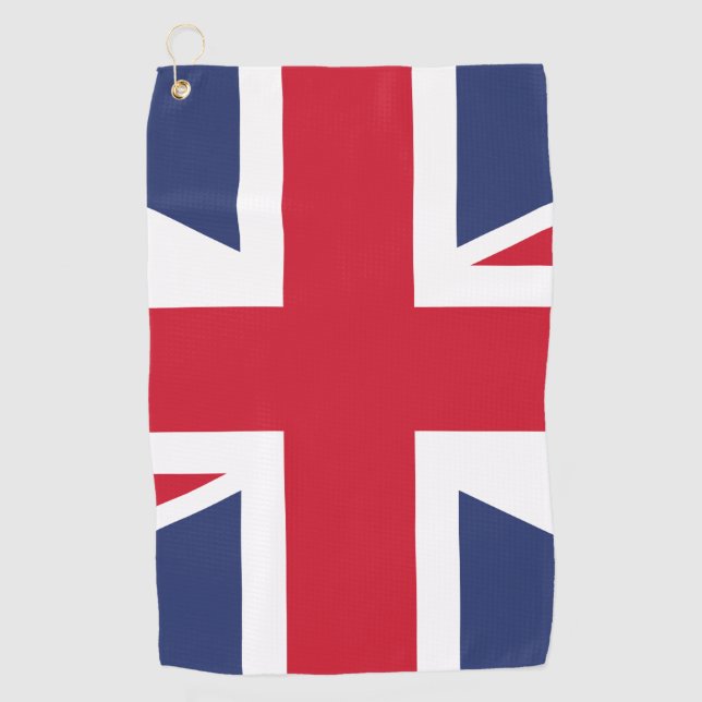 Serviette De Golf Drapeau du Royaume-Uni (Devant)