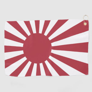 Serviette De Golf Drapeau du soleil levant impérial du Japon, Edo à