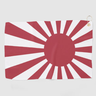 Serviette De Golf Drapeau du soleil levant impérial du Japon, Edo à