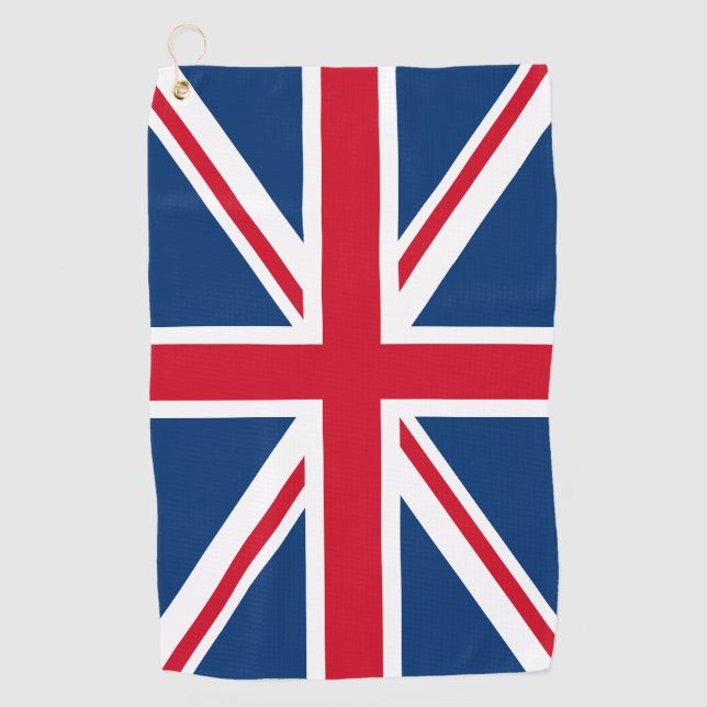 Serviette De Golf Drapeau d'Union Jack (Devant)