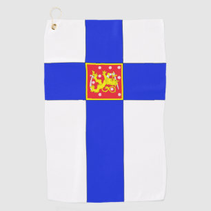 Serviette De Golf Drapeau finlandais