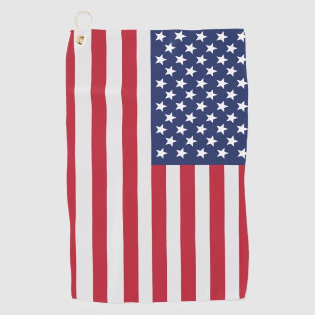Serviette De Golf Drapeau Patriotique USA - American Pride (Devant)
