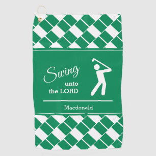 Serviette De Golf Drapeau personnalisé du NIGERIA Swing Unto The Lor