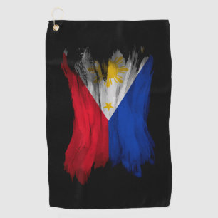 Serviette De Golf Drapeau philippin bracelet, drapeau national