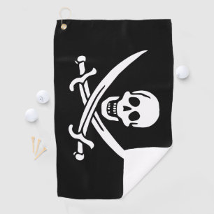 Serviette De Golf Drapeau pirate