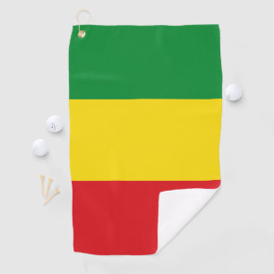 Serviette De Golf Drapeau rastafarien Rasta Ethiopie