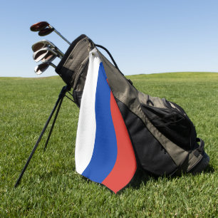 Serviette De Golf Drapeau russe & golf Russie /sports Moscou