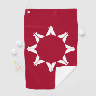Serviette De Golf Drapeau sioux oglala lakota