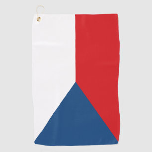 Serviette De Golf Drapeau tchèque & Czechia golf /sports Golf Pragu