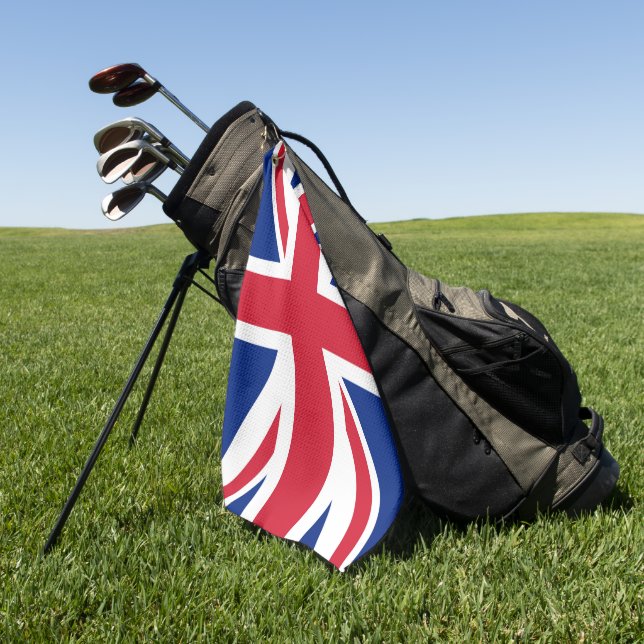 Serviette De Golf Drapeau Union Jack gt (Vert)