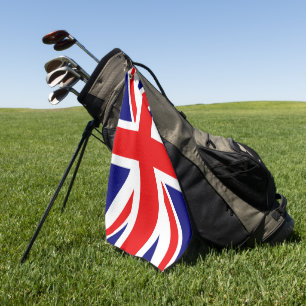 Serviette De Golf Drapeau Union jack Rouge Blanc Bleu