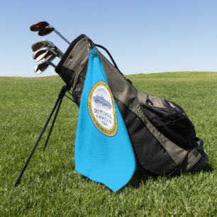 Serviette De Golf Drapeau urbain de Boston (Massachusetts)
