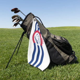 Serviette De Golf Drapeau urbain de Cincinnati (Ohio)