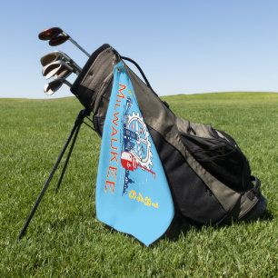 Serviette De Golf Drapeau urbain de Milwaukee (Wisconsin)