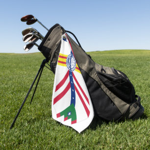 Serviette De Golf Drapeau urbain de Tampa (Floride)