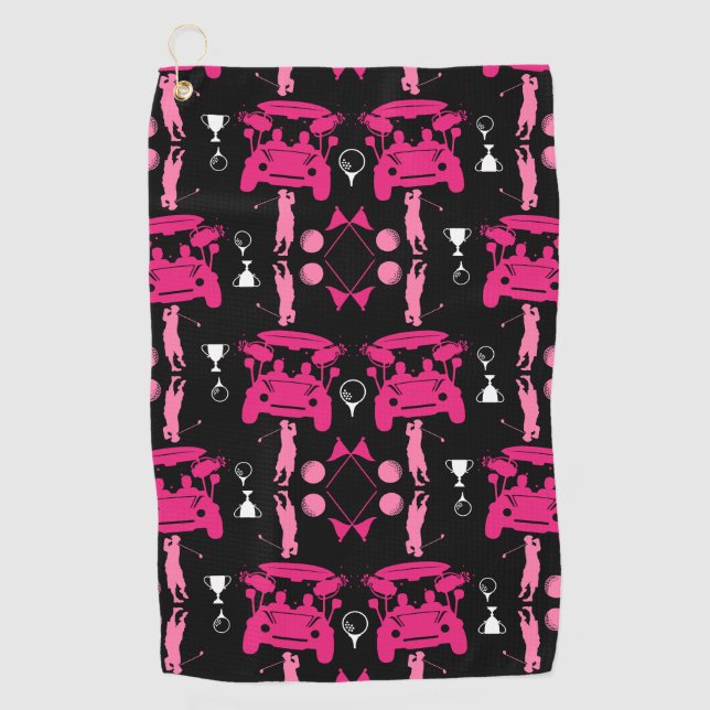 Serviette De Golf Drôle cadeau de golf pour les débutants (Devant)