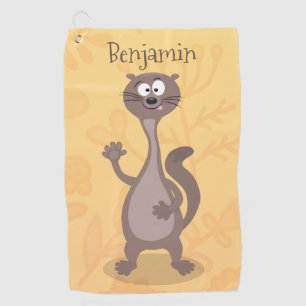 Serviette De Golf Drôle dessin animé en toile