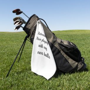 Serviette de golf drôle pour cadeau de retraite