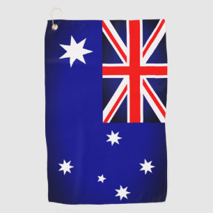 Serviette de golf du drapeau australien