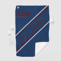 Serviette de golf du Joueur du secondaire