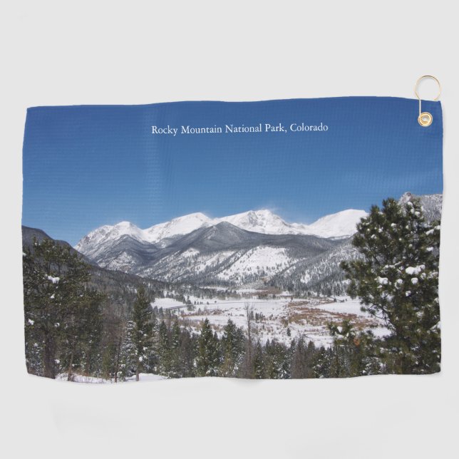 serviette de golf du Rocky Mountain National Park (Horizontal)