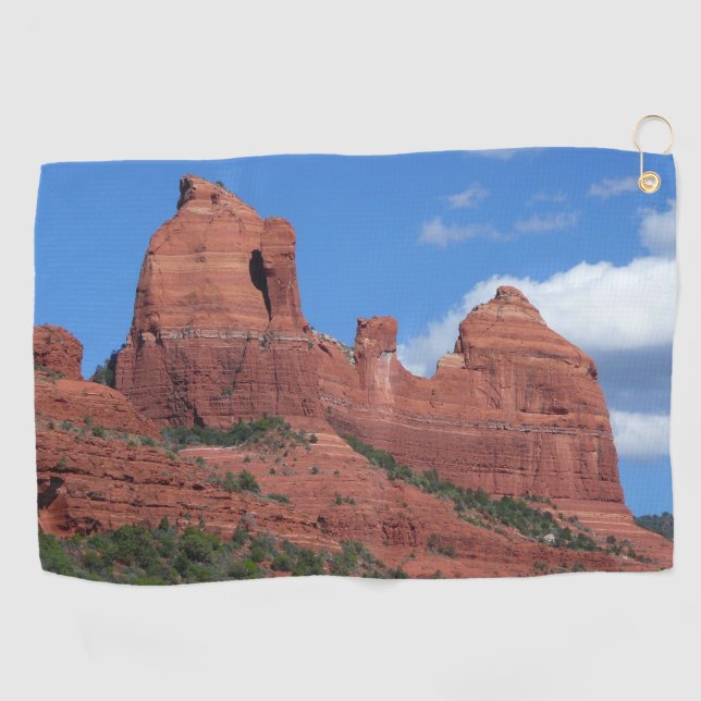 Serviette De Golf Eagle Rock I Sedona Arizona Photographie de voyage (Horizontal)