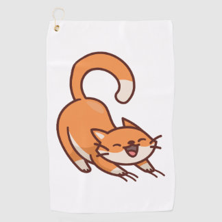 Serviette De Golf Écrasement de chats