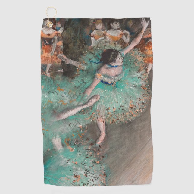 Serviette De Golf Edgar Degas - Swaying Dancer / Danseuse en vert (Devant)