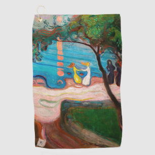 Serviette De Golf Edvard Munch - Danse sur la plage