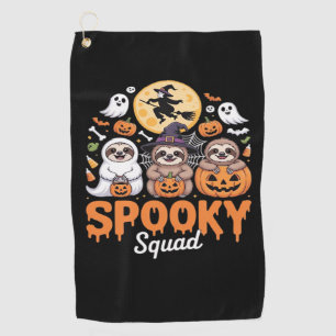 Serviette De Golf Éffrayant Halloween sorcière drôle Horreur Sloths