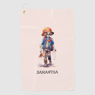 Serviette De Golf Éffrayant, mais joli Zombie Kid - Adorable Macabre