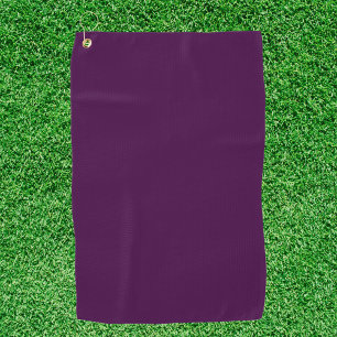 Serviette De Golf Eggplant Purple Solid