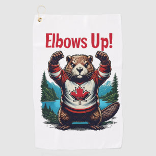 Serviette De Golf Elbows Up Canada