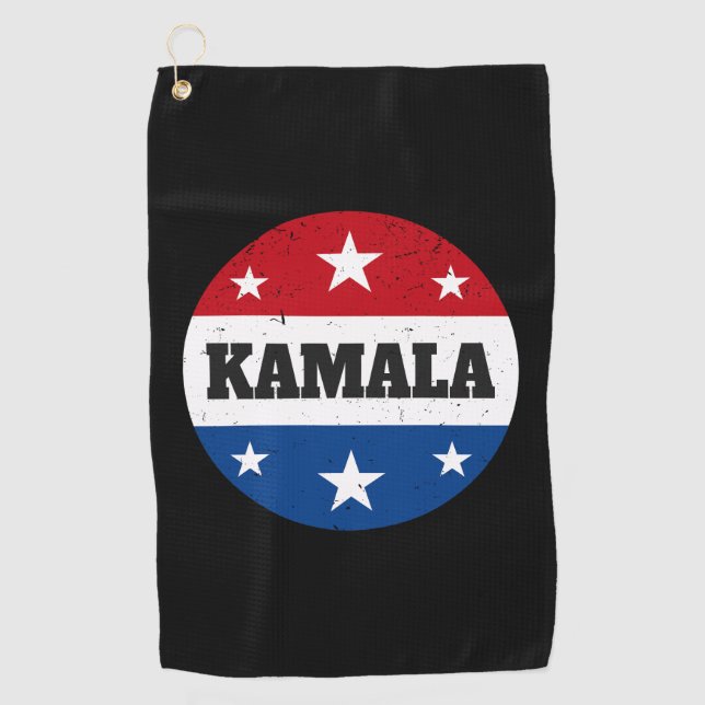 Serviette De Golf Élection Kamala Harris 2024 V (Devant)