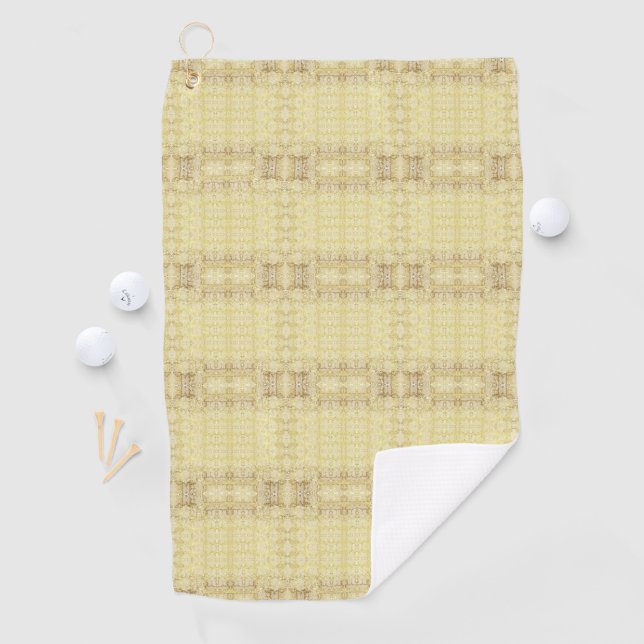 Serviette De Golf Élégance Champagne (En situation)